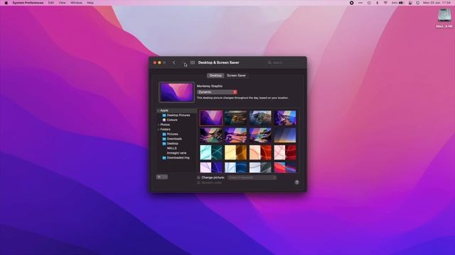 Come Cambiare Sfondo Mac OS Tutorial Semplice | How To Change Wallpaper On Mac OS Monterey