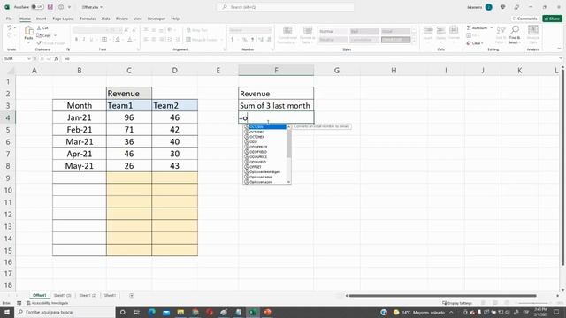 AUTOMATE your Range with OFFSET function смотреть онлайн