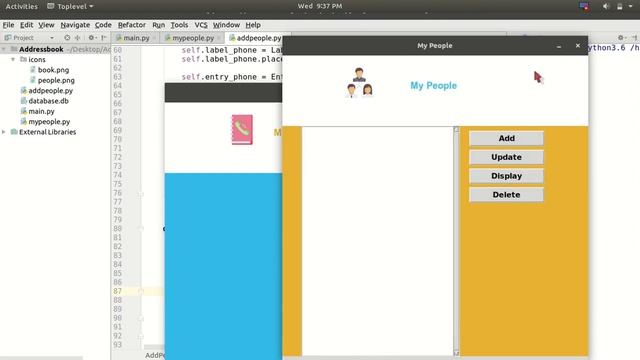 Python GUI Tutorial - 71 - Phonebook App adding contacts to Database смотреть онлайн