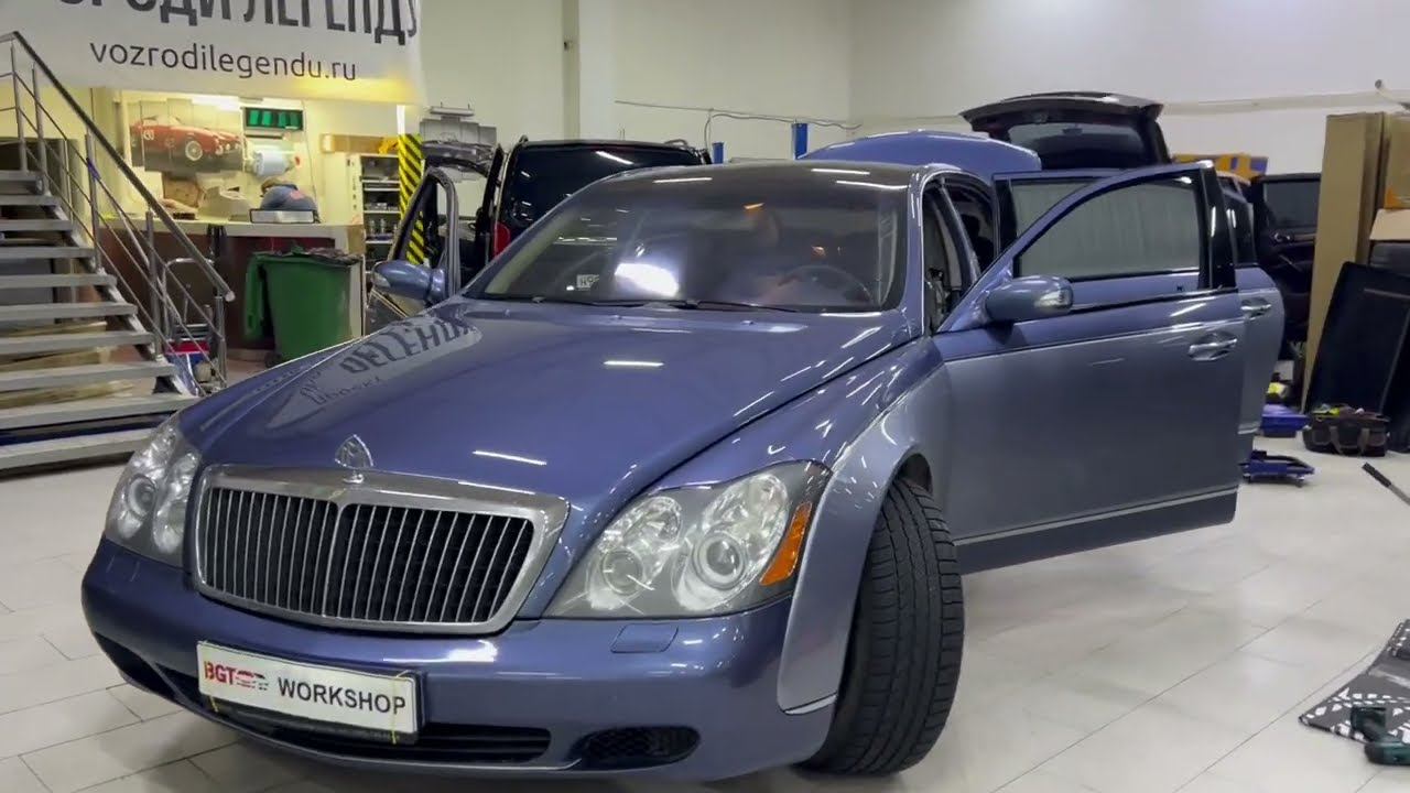 Maybach S62 - ремонт ориг мультимедиа системы, пропаять микросхему