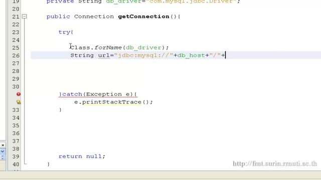 MYSQL JAVA 4 ตอนที่ 3 การสร้าง class ติดต่อฐานข้อมูล смотреть онлайн