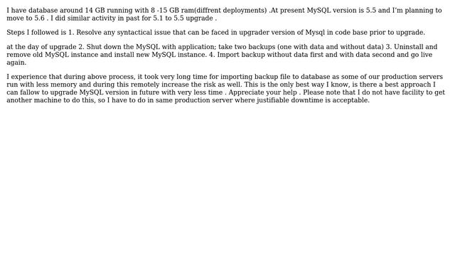 Databases: What is the best way to upgrade a MySQL version in a Linux Server смотреть онлайн