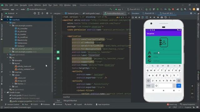 CRUD en Android Studio usando MySQL смотреть онлайн