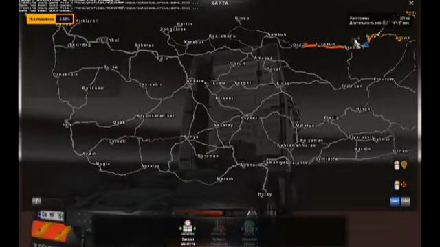 ETS2+Карта Турции и Грузии - Очарование Турции, или LOL-падение в море смотреть онлайн