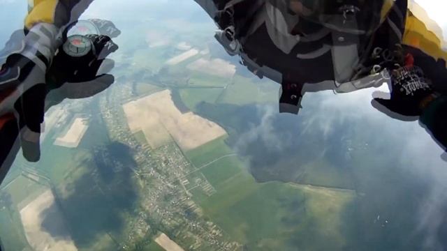 К дню ВДВ прыжок Коктебель Крым ! смотреть онлайн