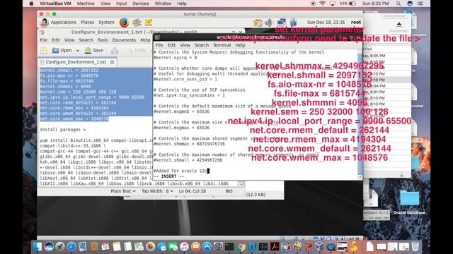 Oracle DB 12c Installation on linux 6.7 смотреть онлайн
