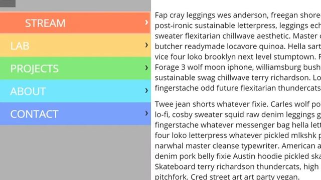 Off Canvas Responsive Mobile Menu Demo View смотреть онлайн
