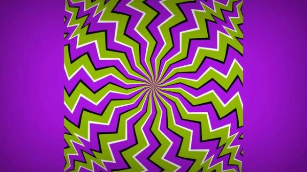 Упражнение для глаз - Снятие напряжения и усталости глаз - Оптическая иллюзия 01