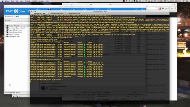 Providing a persistent volume using ClusterHQ, EMC XtremIO, Docker and Marathon. смотреть онлайн