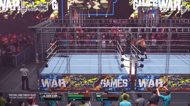 WWE 2K23 Gameplay: War Games Full Match Gameplay! ? смотреть онлайн