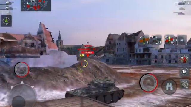 WoT Blitz|Как там сам вежливый ст 10 (М48 Patton) и самый молодой лт9 (бат) смотреть онлайн