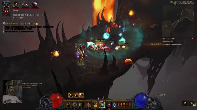 Diablo 3 2.4.3 Season 9 Witch Doctor Domination! & Guardian stream nik4kin part 35 1080@60 смотреть онлайн