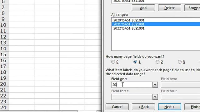 create pivot table from multiple worksheets excel смотреть онлайн