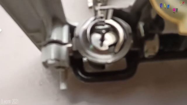 Ремонт Чайка 143А. Не работает зигзаг. Стук иглы о челнок. смотреть онлайн