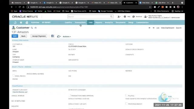 How to Set up Customer as vendor in NetSuite | Oracle Netsuite - Dr. Netsuite смотреть онлайн