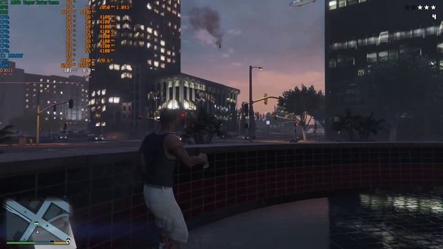 Тест GTA 5 на ультрах. i3 10100f + GTX1070 SuperJetstream. смотреть онлайн
