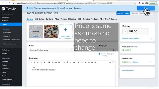 Squarespace with Ecwid Ecommerce — adding new products смотреть онлайн