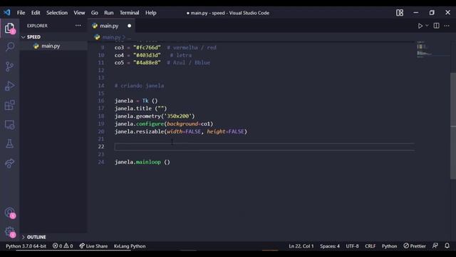 Teste de velocidade da Internet usando Python| Internet Speed test using Python | parte #01 смотреть онлайн