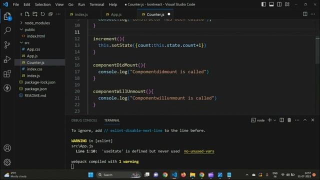 #4 - React Component Lifecycle Using Class смотреть онлайн