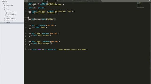Proyecto básico con NodeJS y Firebase (Parte 5) - Handlebars смотреть онлайн