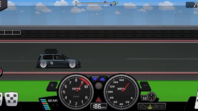 Pixel Car Racer - Renault Clio V6 Tune *2013HP* смотреть онлайн
