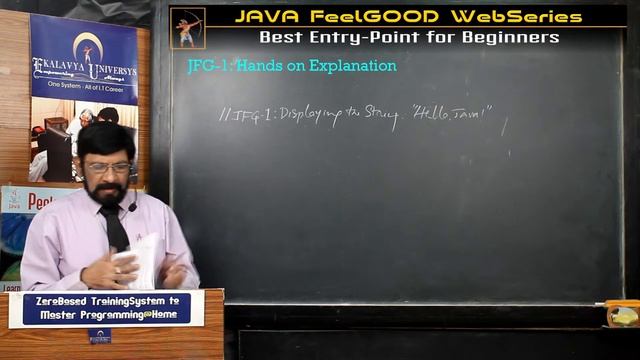 10 : JFG[2-1A] : Write your First Java Program - Understanding through Hands on Explanation (Contd) смотреть онлайн