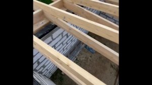 Делаем крышу на пристройке к старому дому