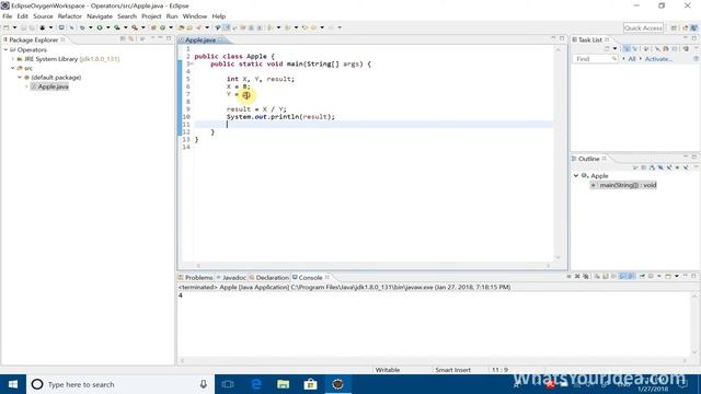 Java Programming Tutorial - 7 - Math Operators смотреть онлайн