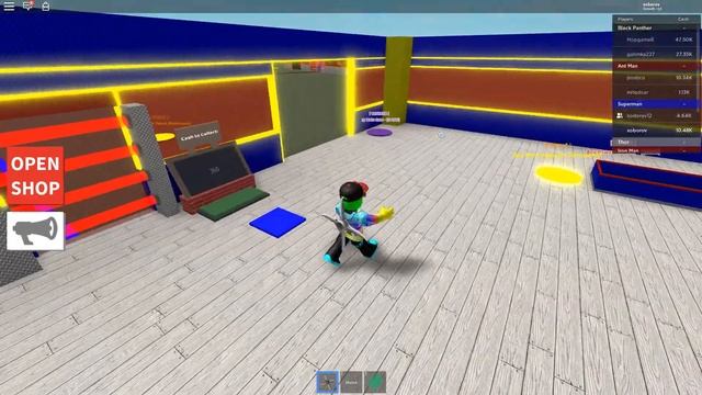 Играем в тайкон 2 Player Super Hero Tycoon смотреть онлайн