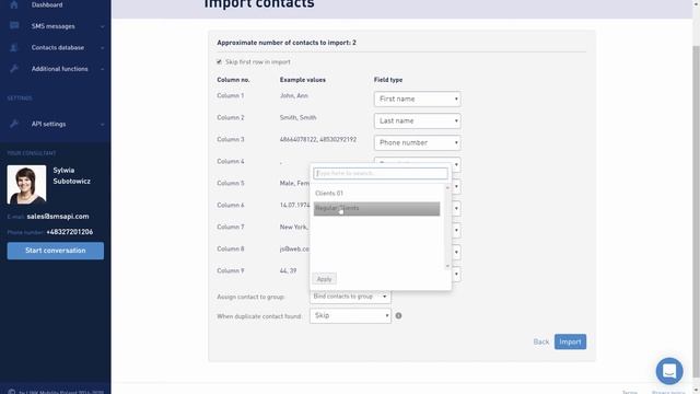 Contact Database | SMSAPI. Do It Yourself! смотреть онлайн