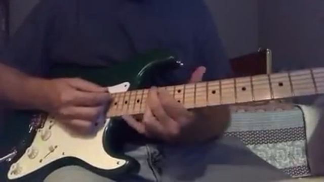 Fender Deluxe Reverb-Fender Eric Clapton Stratocaster-clean Blues in C смотреть онлайн