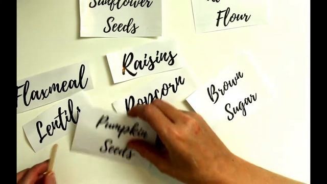 How To Create Your Own Custom Pantry Labels