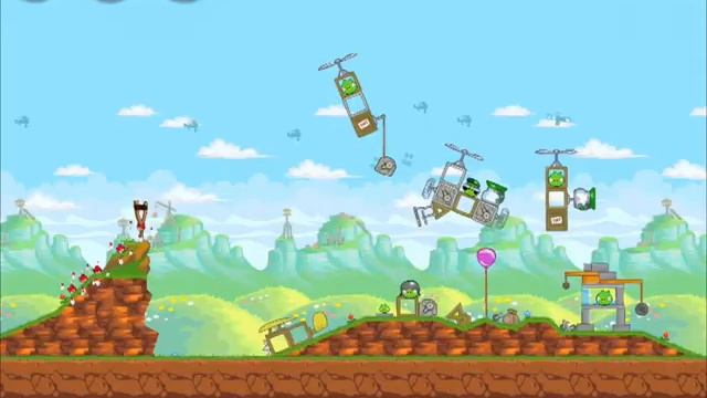 Angry Birds - 23-15 Red's Mighty Feathers Level - 3 Star Walkthrough смотреть онлайн