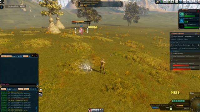 Entropia Universe. Вернулся на Калипсо. Засекаем Баланс. Интересные Дейлики смотреть онлайн