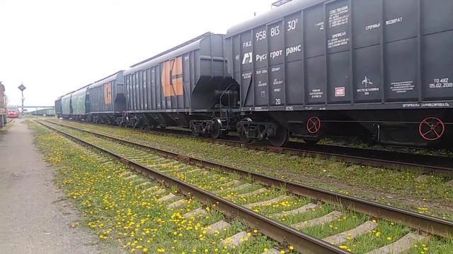 Манёвры Тепловоза ЧМЭ3-3475 На Станций Металлист смотреть онлайн
