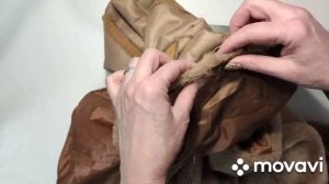 Как пришить крючки на шубу?