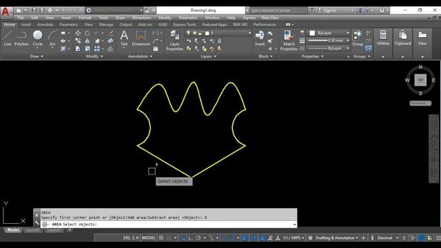 ?Area command in Autocad.?. how to find irregular area of plot.?.auto cadd tutorial смотреть онлайн