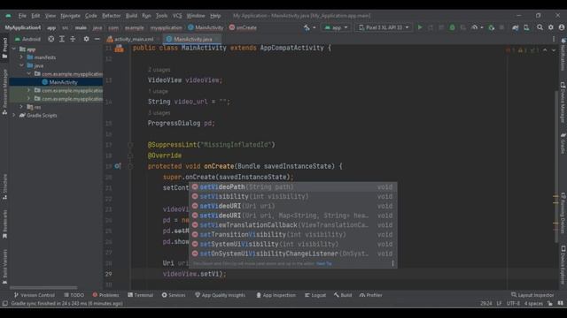 Play Video from Url in Android Studio with Java смотреть онлайн