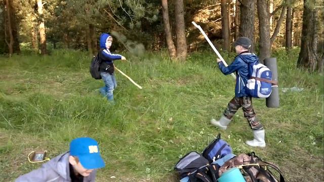 ВКХ 2020: 14 из 20. ДЕТИ УТРОМ В ЛЕСУ: спали мало - мёрзли много - а ЭНЕРГИЯ КЛЮЧОМ !!! смотреть онлайн