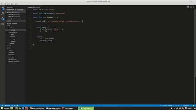 Consumir un API REST con React y Redux смотреть онлайн