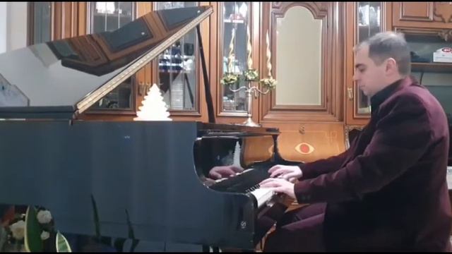 White Christmas Piano Solo смотреть онлайн
