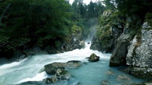 Естественные звуки горной реки для сна ASMR | Шум реки слушать и мгновенно расслабляться.