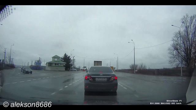 Дорога 26rus / 09rus : Кочубеевское - обход Черкесска - выход на Саратовскую_Март 2018 смотреть онлайн