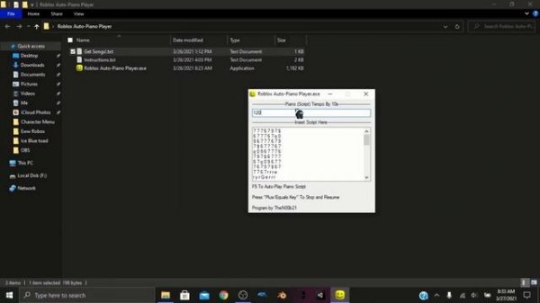 Roblox Auto-Piano Player (No AutoHotKey)