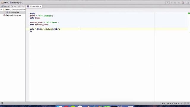 PHP Tutorial - #8 - echo смотреть онлайн