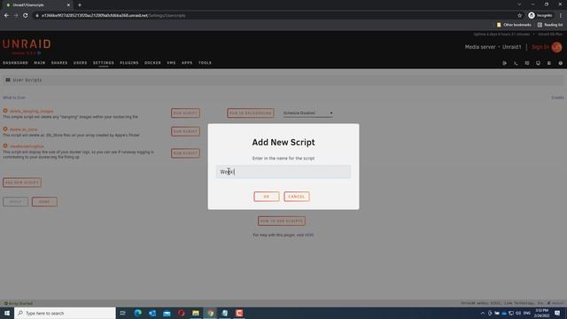 How to schedule things in Unraid смотреть онлайн