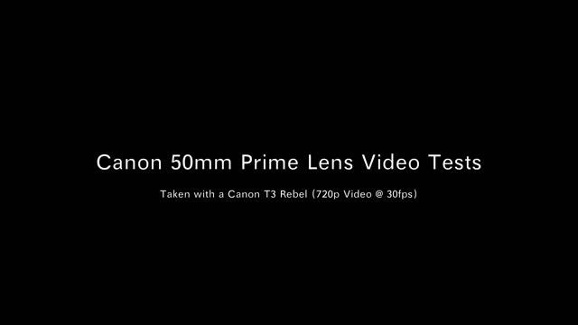 Canon 50mm EF f/1.8 Prime Lens Kit Review смотреть онлайн