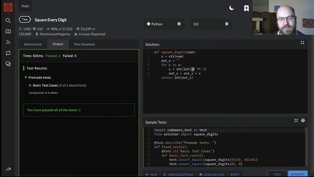Square Every Digit - Worked Solutions - Codewars Kata смотреть онлайн