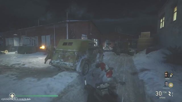 Call of Duty WW2 Stealth Sniper Mission Gameplay Veteran смотреть онлайн