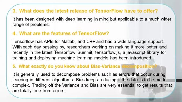 TensorFlow 2 - Data Science Technical Interview Questions - Real Time - TechTablet смотреть онлайн